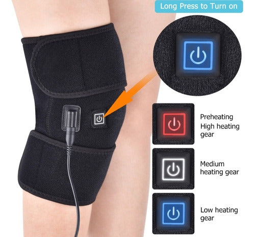 Rodillera Térmica Eléctrica - Alivio para dolores en la rodilla